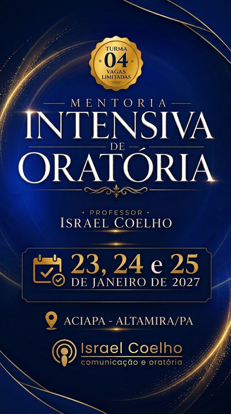 Mentoria Intensiva de Oratória com Israel Coelho